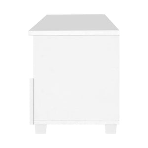 White TV Stand / Entertainment Unit with Drawers