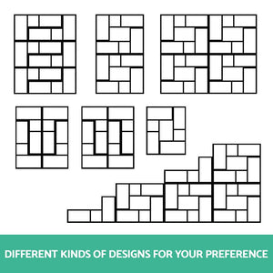 Black DIY L Shaped Display Shelf