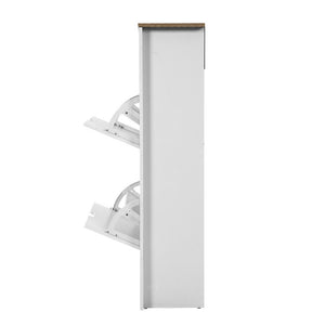 White Cabinet Storage Rack Organiser Cupboard