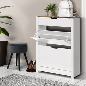 White Cabinet Storage Rack Organiser Cupboard