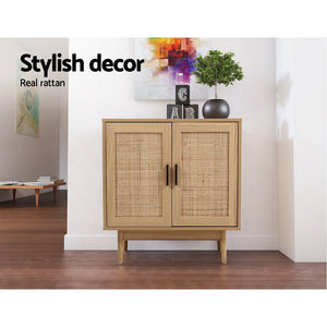 Rattan Buffet Sideboard Storage Cabinet