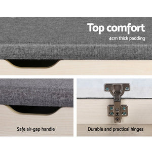 Natural Wooden Shoe Organizer