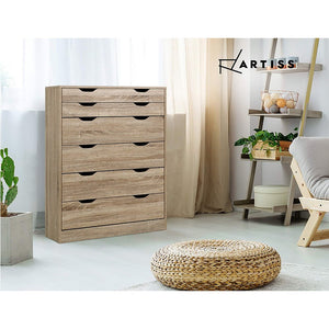 Bedroom Tallboy Dresser With 6 Drawers