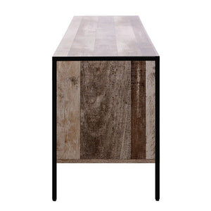Industrial Rustic Wooden TV Stand / Entertainment Unit - 1.2m