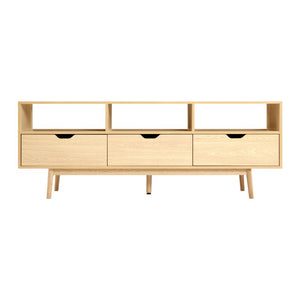 Scandinavian Wooden Entertainment Unit