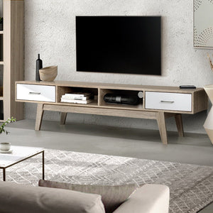 180cm Scandinavian Oak TV Cabinet / Entertainment Unit