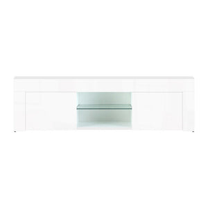 1.3m White High Gloss TV Stand / Entertainment Unit