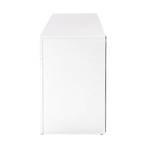 1.3m White High Gloss TV Stand / Entertainment Unit