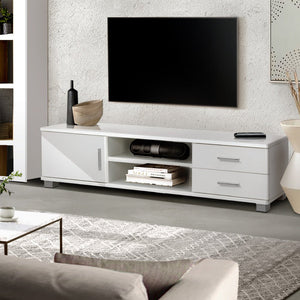 White 120cm TV Stand Entertainment