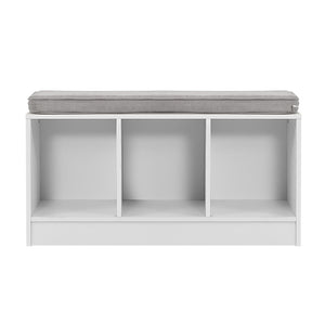 White Box Storage Cabinet Bench