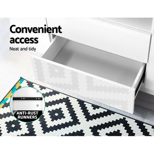 160cm White TV Cabinet / Entertainment Unit