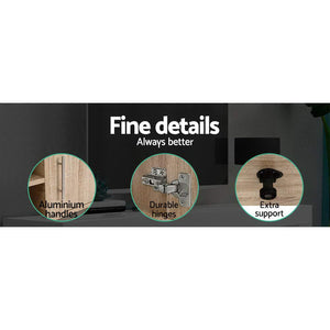 140cm Oak TV Cabinet Entertainment / Unit Stand