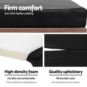 Walnut Shoe Cabinet Bench