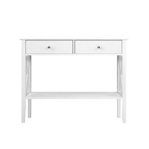 White Hallway Console Table / Bench