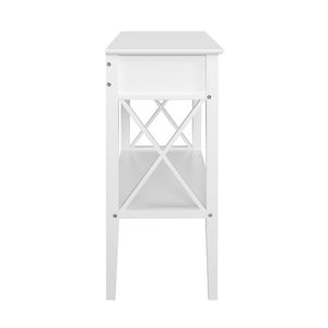 White Hallway Console Table / Bench
