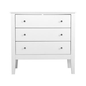 Artiss Chest of Drawers Storage Cabinet Bedside Table Dresser Tallboy White - The Hippie House