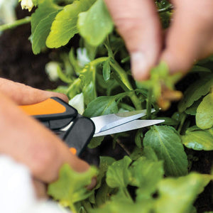 Fiskars Softouch Micro-Tip Pruning Snips | Non-Coated Blades