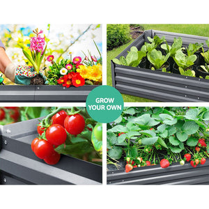 Galvanized Steel Raised Garden Bed / Instant Planter - 150 x 90cm