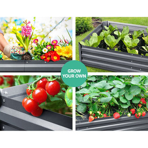 Galvanized Steel Raised Garden Bed / Instant Planter - 180x90x30CM