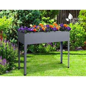 100X80X30CM Galvanised Steel Raised Planter Standing Box