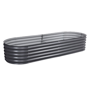 240X80X42CM Galvanised Raised Garden Bed Steel Instant Planter
