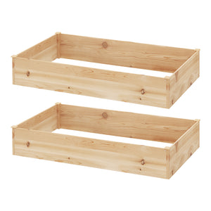 Greenfingers Garden Bed 150x90x30cm Wooden Planter Box