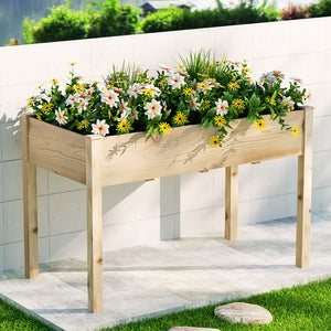 Greenfingers Garden Bed Elevated 120x60x80cm Wooden Planter Box