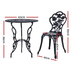 3PCS Outdoor Patio Chair And Table Set