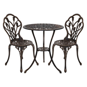 3PCS Vintage Garden Table And Chairs