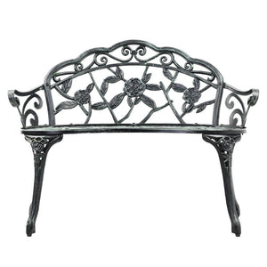 Victorian Styled Garden Bench - Green