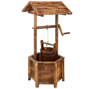Wooden Wishing Well For Garden