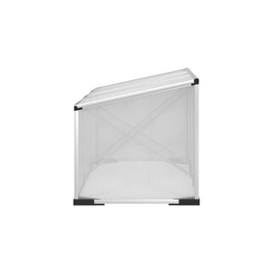 Greenfingers Aluminium Greenhouse 180x50x50cm | Polycarbonate Garden | Green House