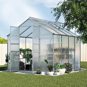 2.4x2.5M Polycarbonate Greenhouse by Greenfingers