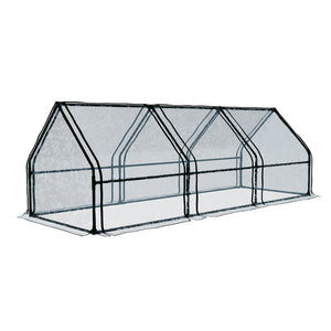 Greenfingers Greenhouse 270x92cm | Flower Garden Shed PVC Cover Frame | Green House