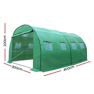 Greenhouse Garden Tunnel Shed - 4M X 3M X 2M