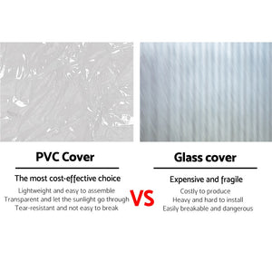 Clear Greenhouse Garden Shed 1.9M X 1.2M