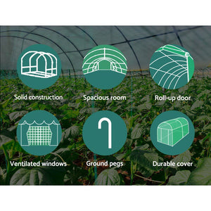 Greenhouse Garden Tunnel Shed - 3.5M X 2M X 2M