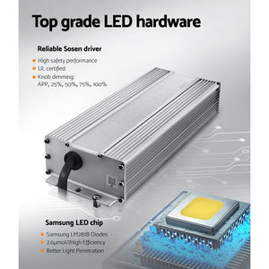 GF 3000W Full Spectrum LED Grow Light - 2.6 umol/J