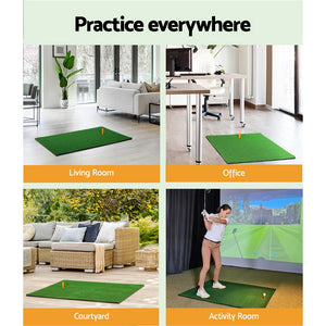 Everfit Portable Golf Hitting Mat 80x60cm Training Aid