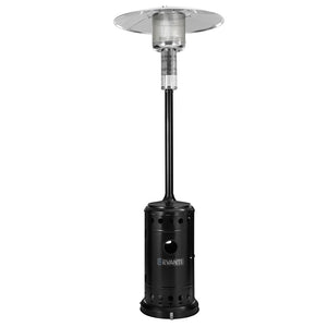 Portable Gas Patio Heater - Black and Silver