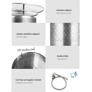 Gas / LPG Butane Heater With Black Stand