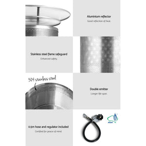 Gas / LPG Butane Heater With Black Stand