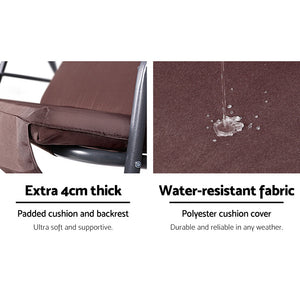 Outdoor Swinging Hammock Chair - 3 Seater