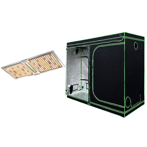 Greenfingers Grow Tent 2200W LED Grow Light Hydroponic Kit - 2.4x1.2x2M