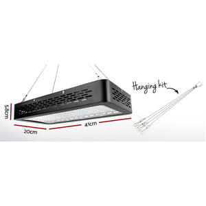 Hydroponic LED Grow Light Kit - 150X150X200cm + 6" Ventilation