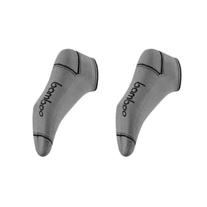 Grey Bamboo Ankle Socks - Men's 10-14