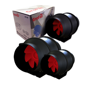 Grofan 6 Inch Mixed Flow Inline Fan - 2 Speeds