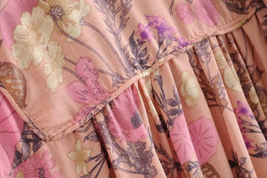 Women's Flowing Bohemian Flare Maxi Dress | S-L | Various Colours