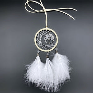 Mini Tree Of Life Dream Catcher | Available In Black, Pink And White