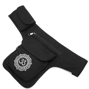 Hippie Styled Waist Belt Bag With Om